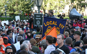 Unions descend onto Foley Square
