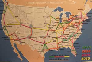 High-Speed Rail Network Map